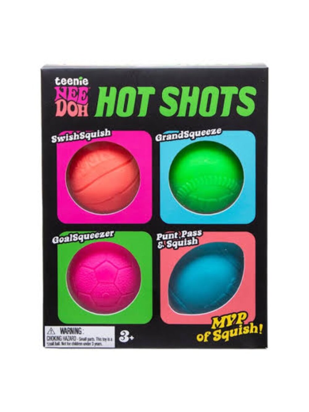 Teenie NeeDoh Hot Shots 4 Pack